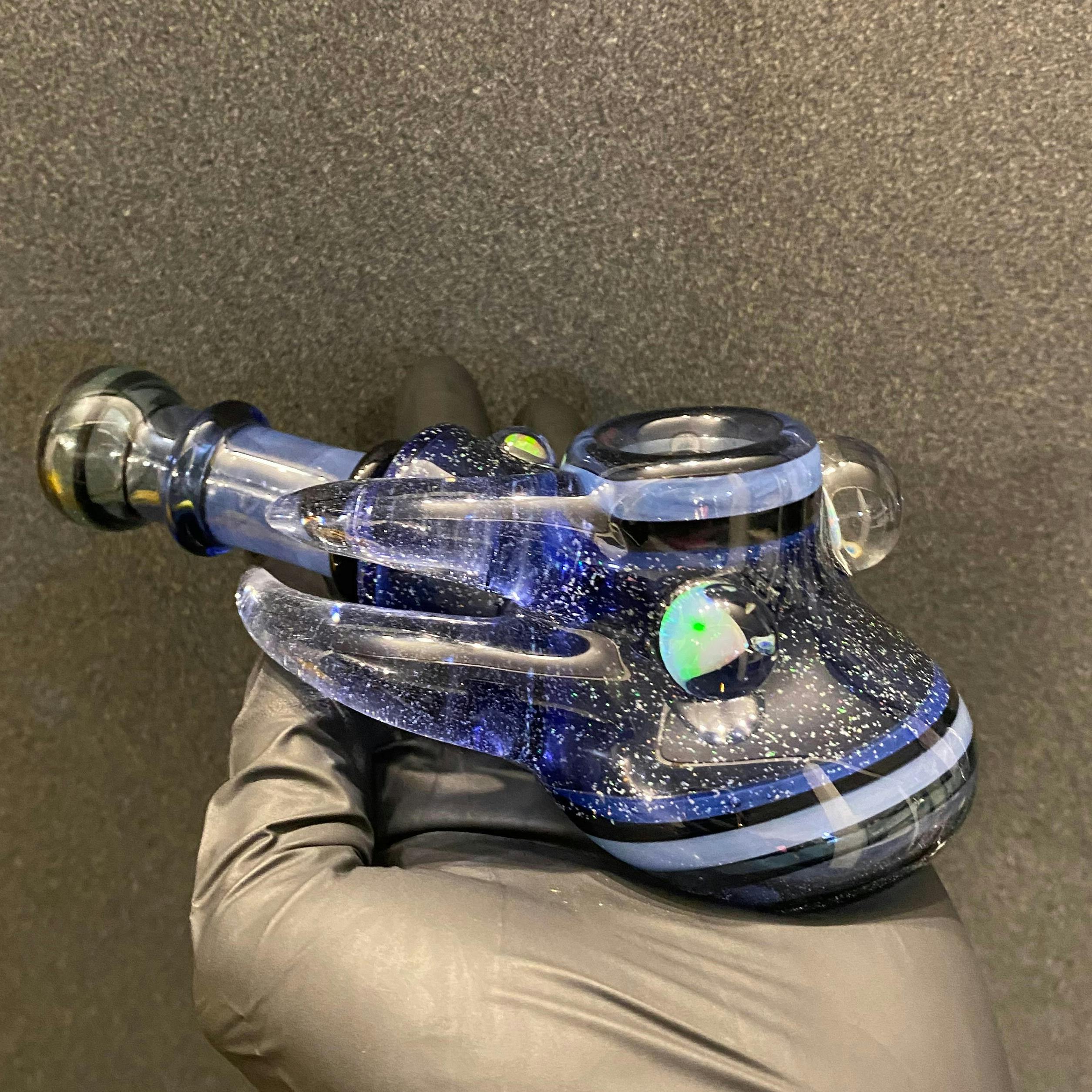 @Brent503 Blue Stardust/Dichro Hammer Pipe